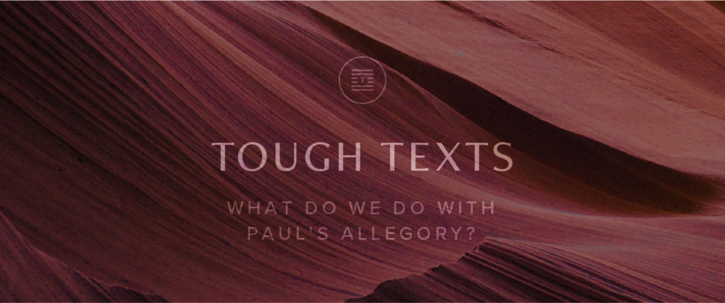 What to do with Paul's Allegory