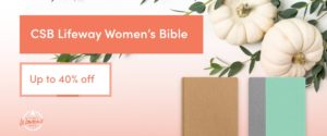 CSB Lifeway Women's Bible up to 40% off